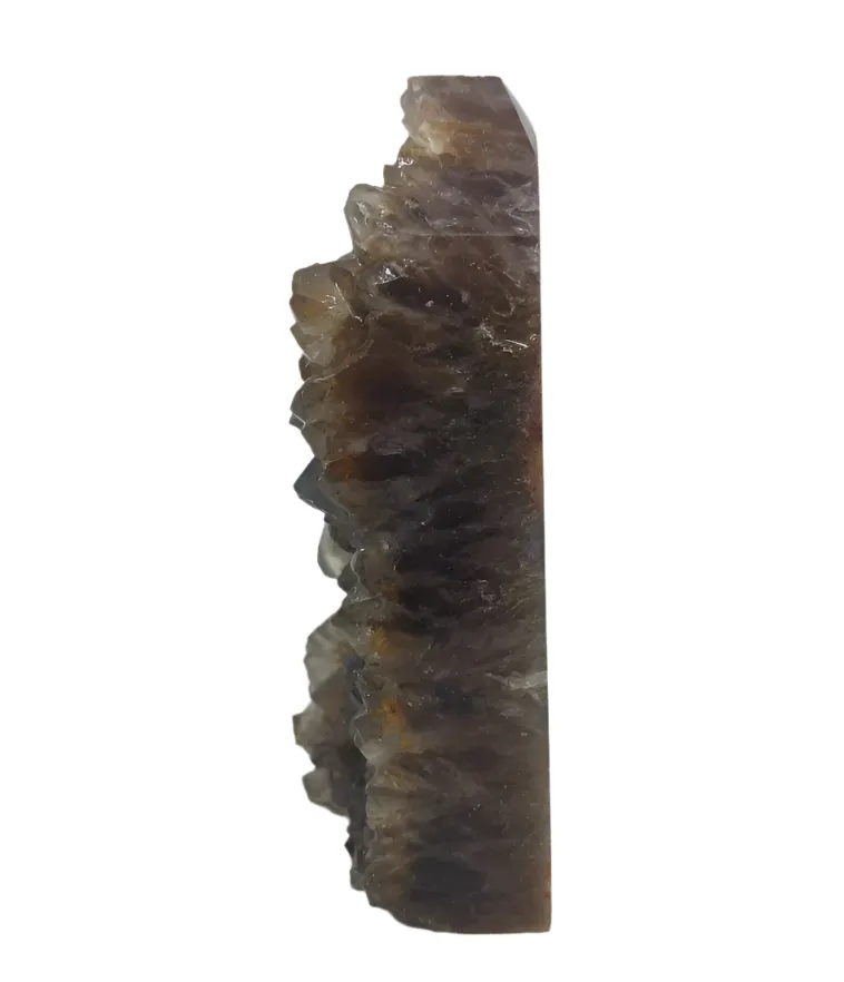 172G Golden Titanium Quartz Crystal Tower