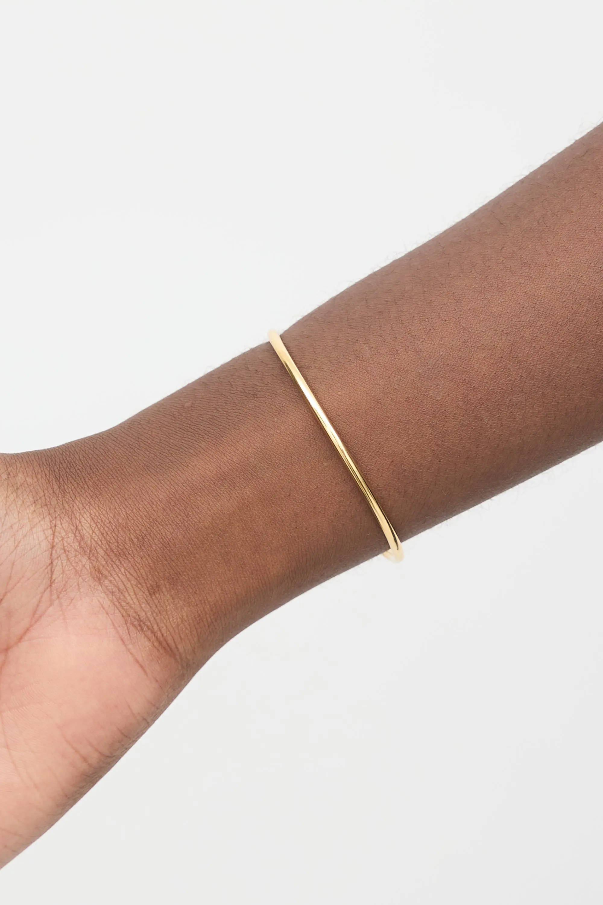 18K Gold HardWear Ball Bypass Bangle