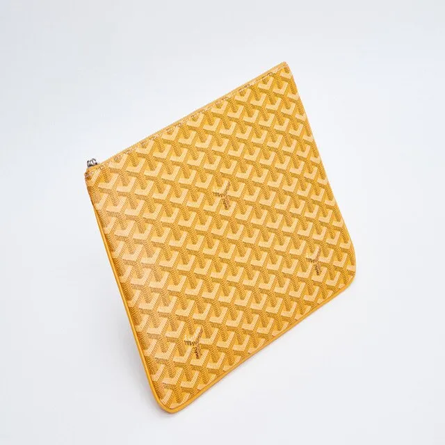 2020 new dog tooth print bag fashion trend clutch bag document bag designer female bag