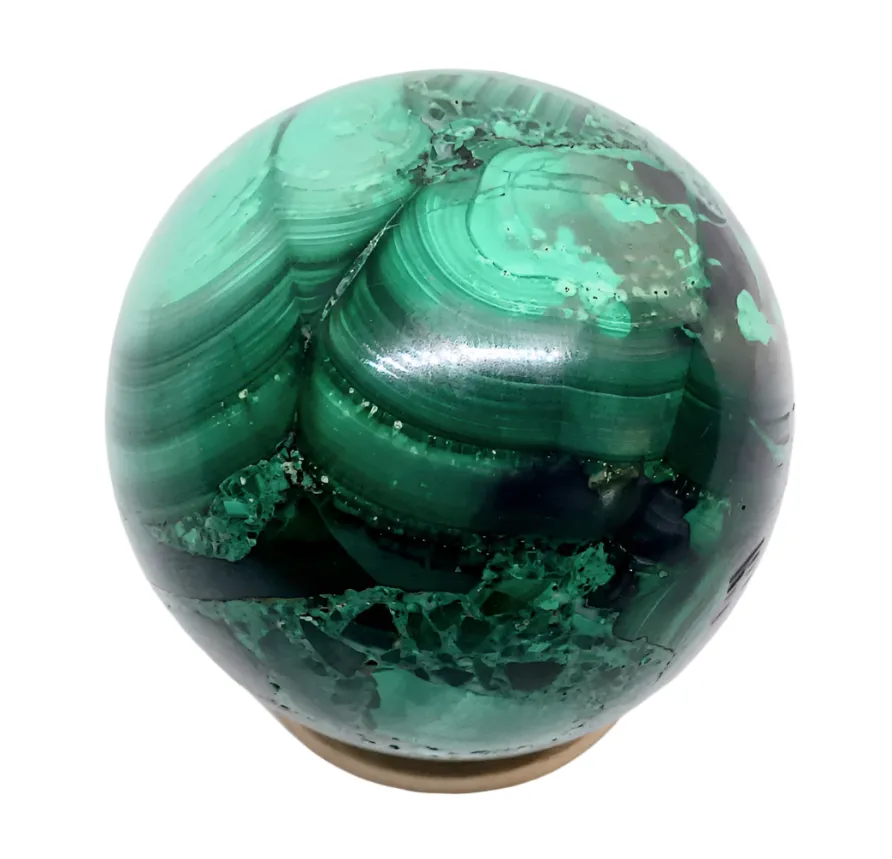 249G Malachite Crystal Sphere