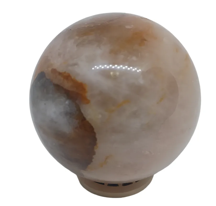 382G Golden Healer Crystal Sphere