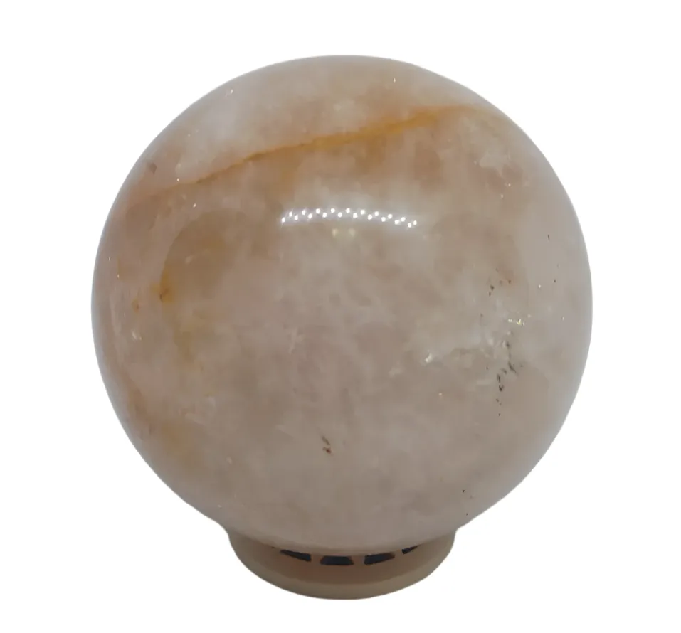 382G Golden Healer Crystal Sphere