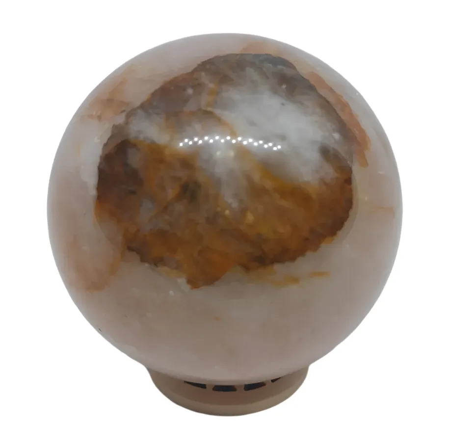 382G Golden Healer Crystal Sphere
