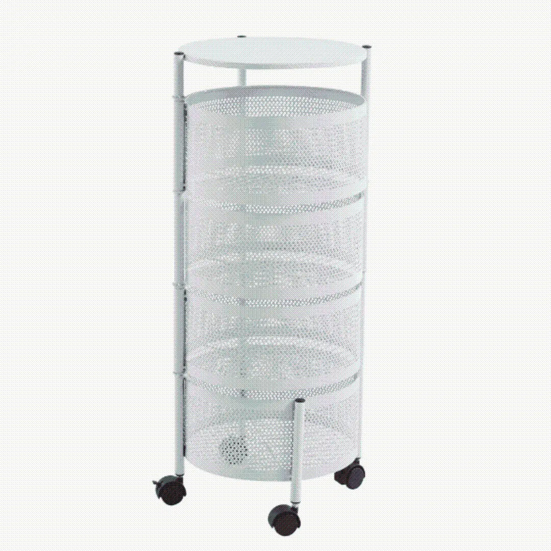 4 Tier Round Storage Cart - SF-104