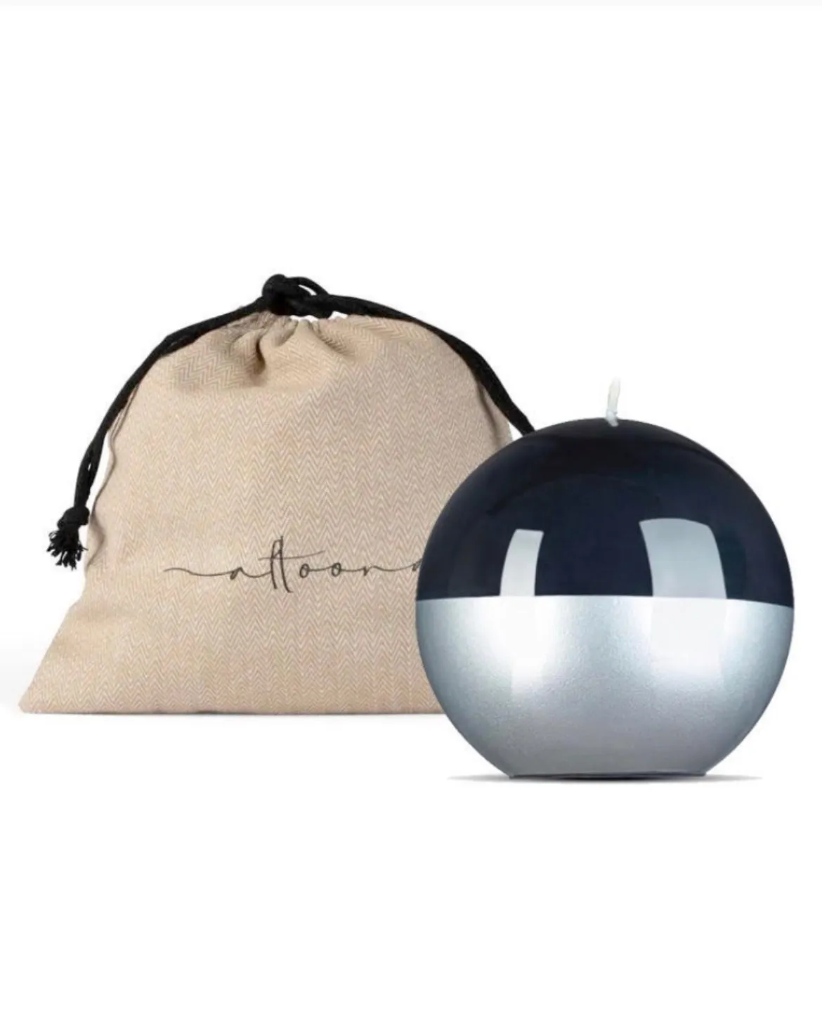 6 inch High Gloss “Metalic” Candle Sphere