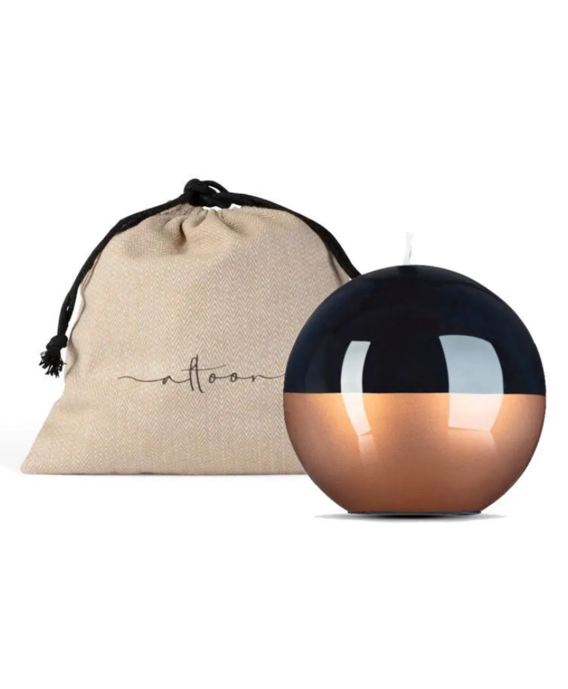6 inch High Gloss “Metalic” Candle Sphere