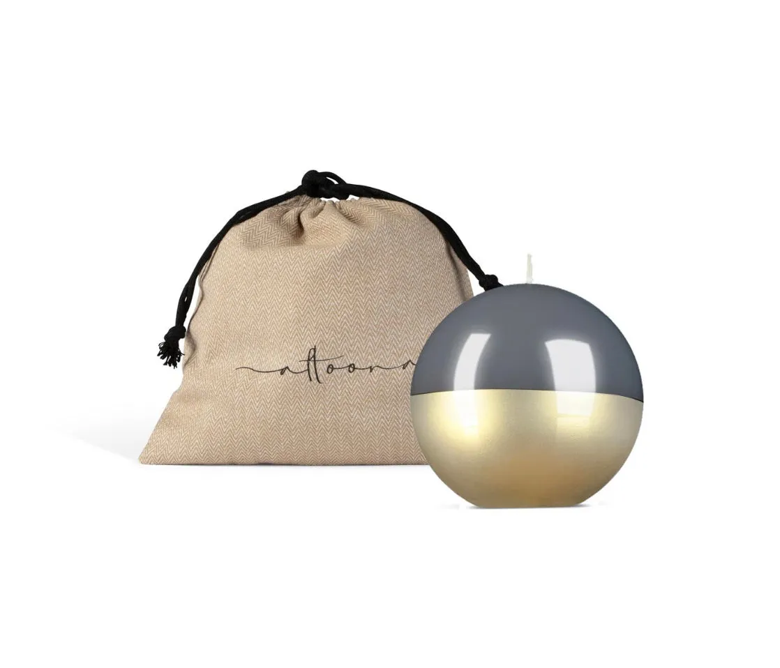 6 inch High Gloss “Metalic” Candle Sphere