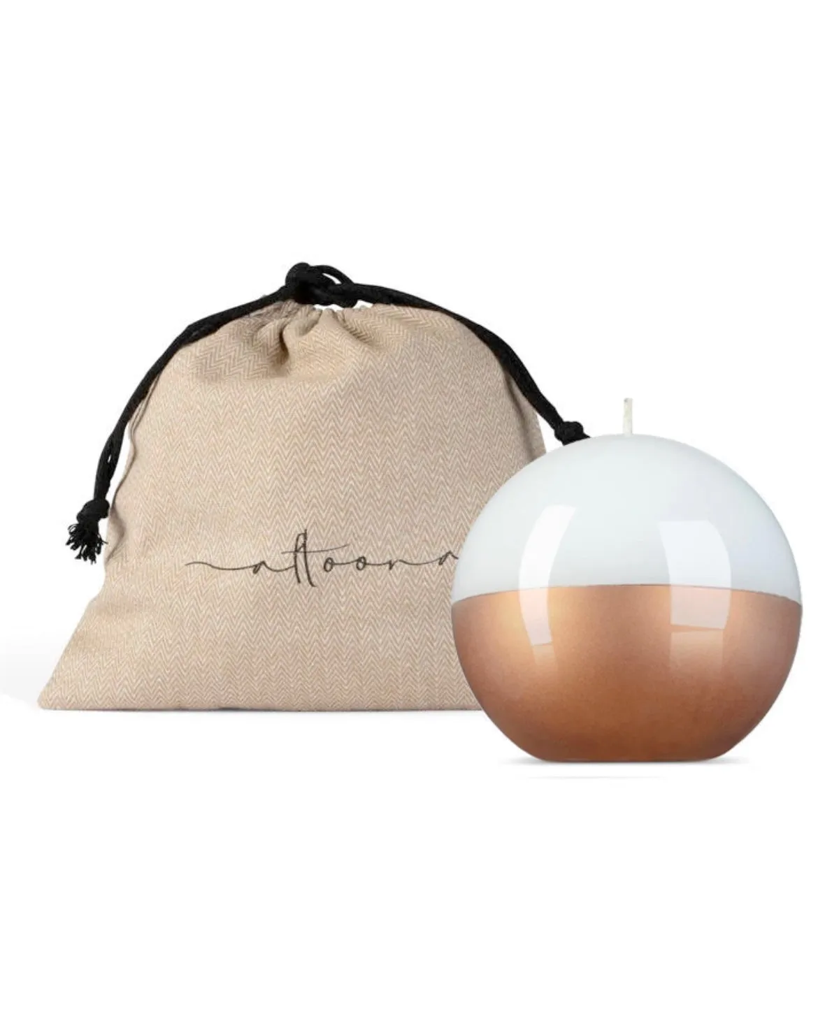 6 inch High Gloss “Metalic” Candle Sphere