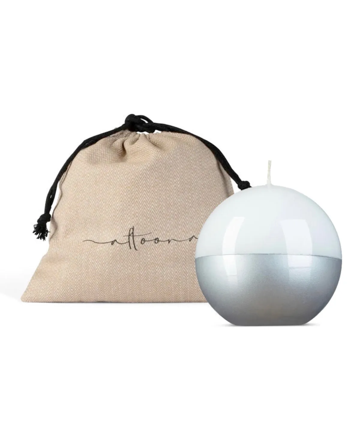 6 inch High Gloss “Metalic” Candle Sphere
