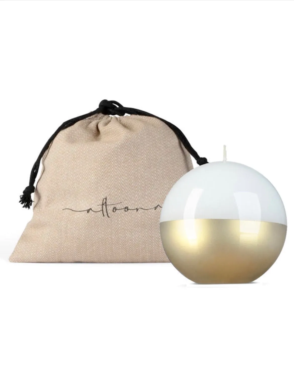 6 inch High Gloss “Metalic” Candle Sphere