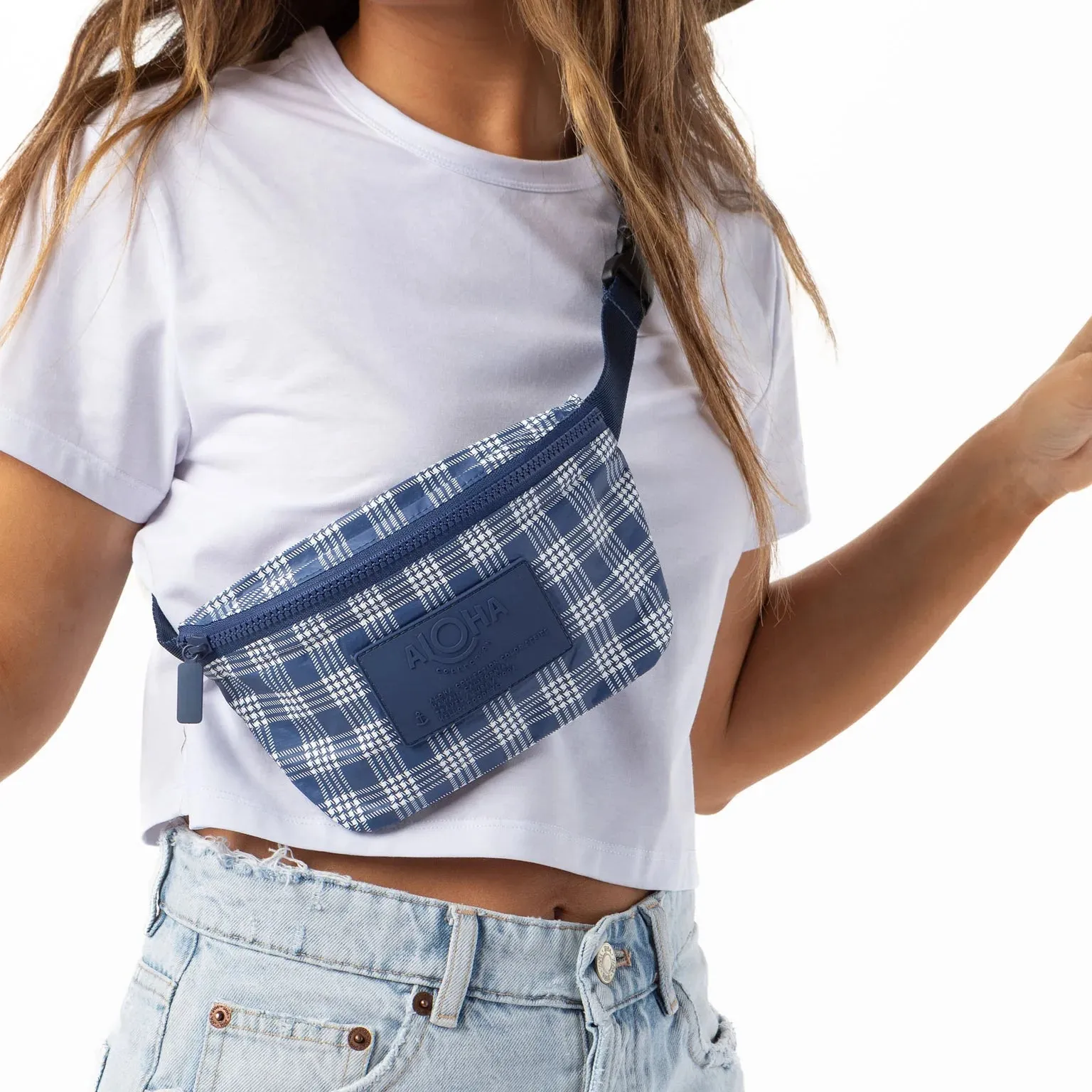 ALOHA COLLECTION Palaka Mini Hip pack-Navy