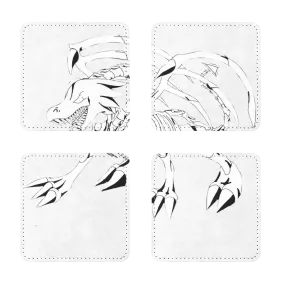 Argon Sublimation Coasters Pack of Four