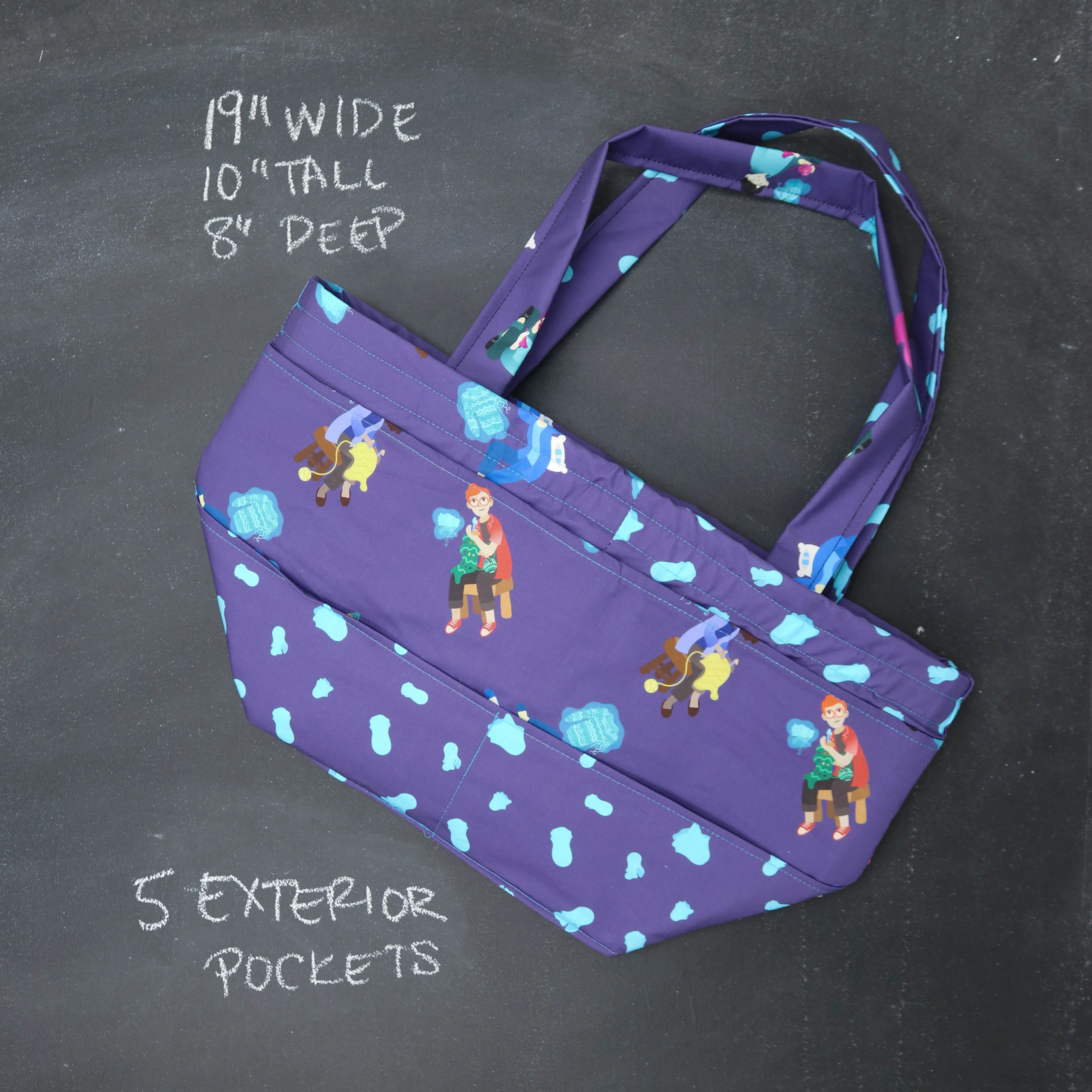 Barrel Tote Bag in Ghosts of Projects Past