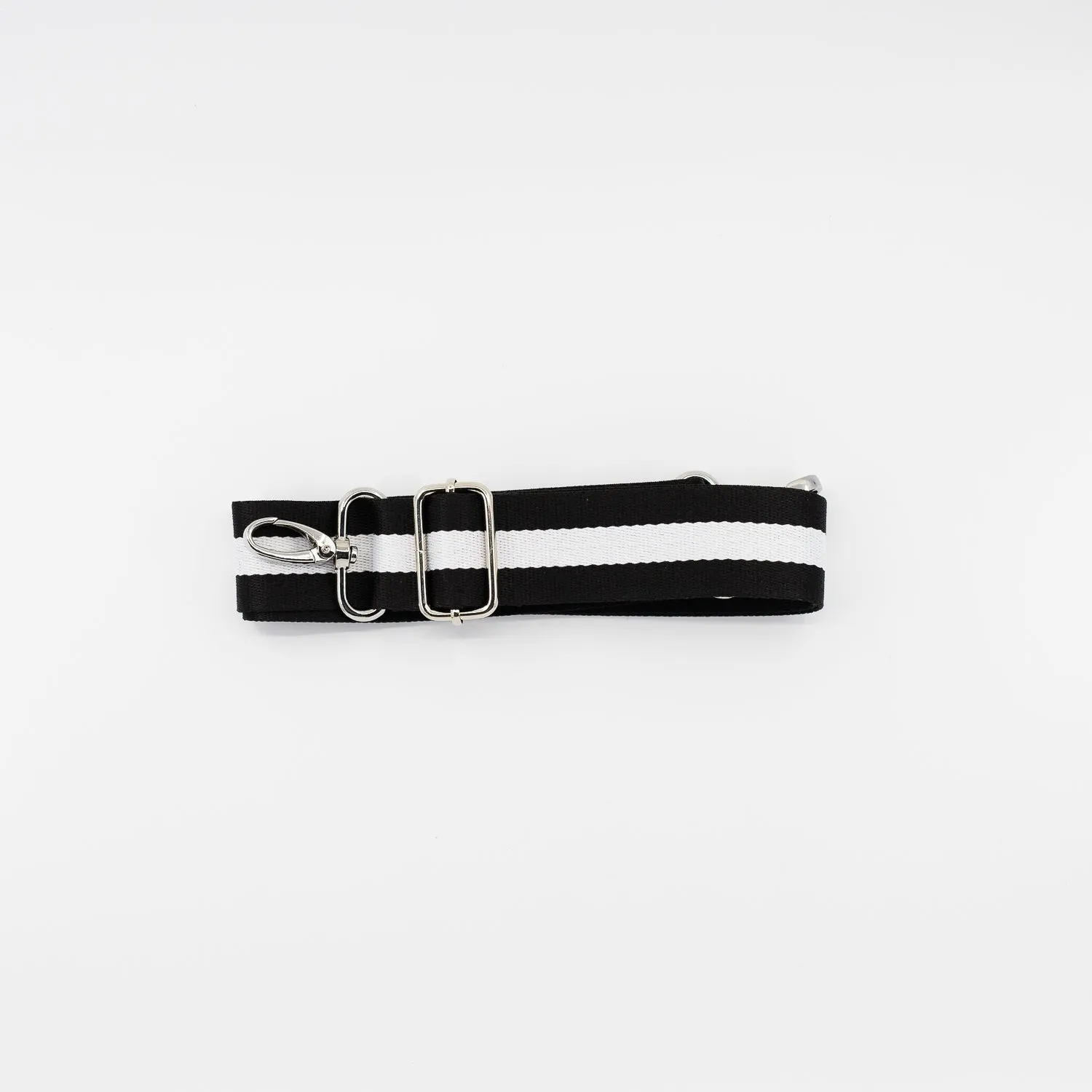 Black & White Stripe Detachable Strap