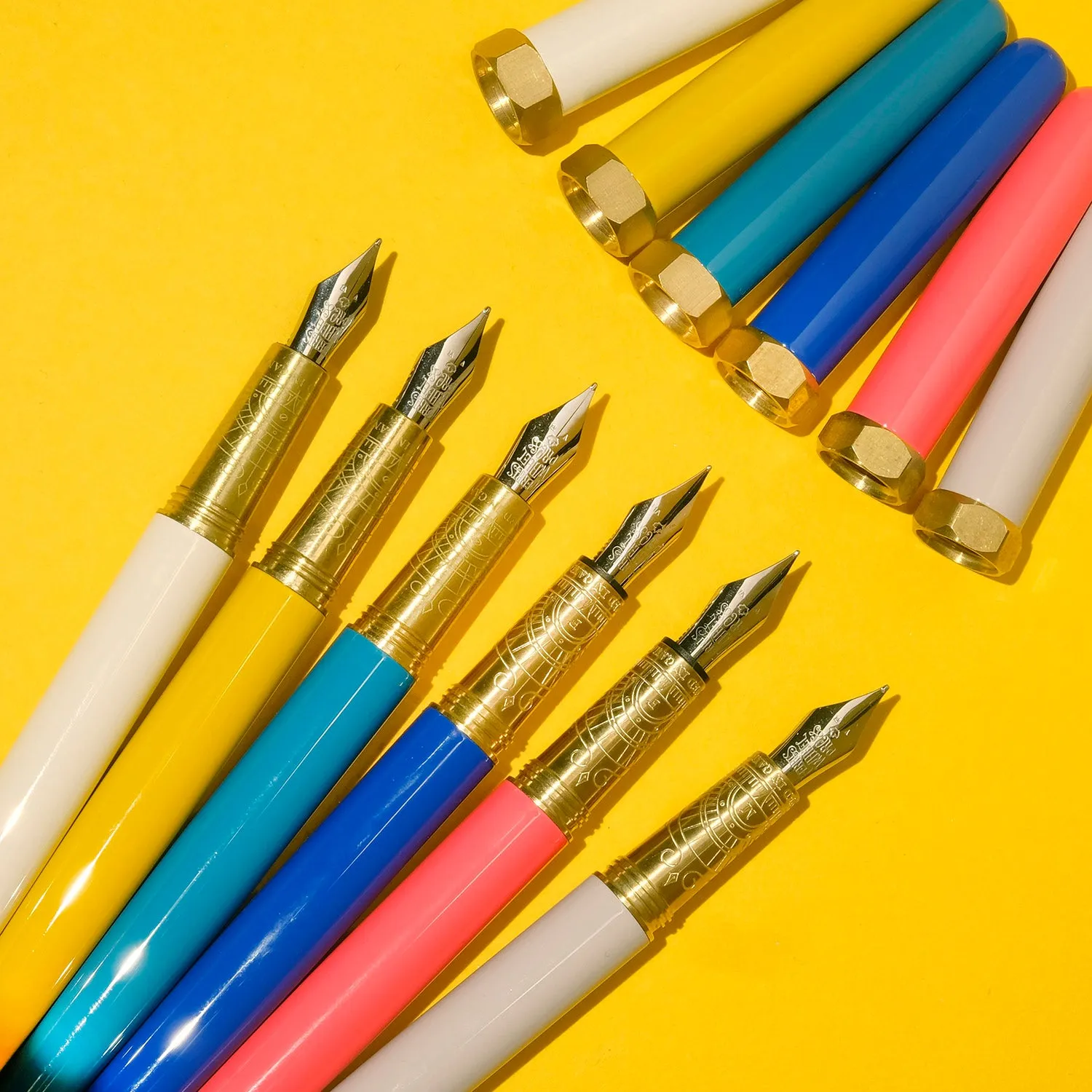 Brush Fountain Pen - Printmakers Teal (Medium)