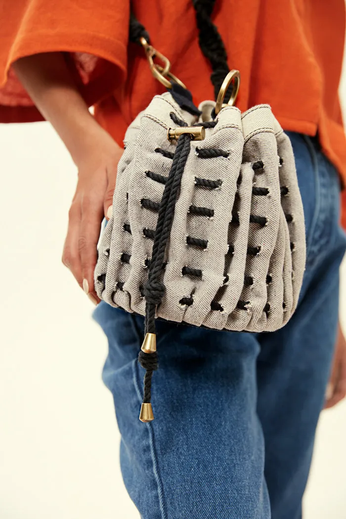 Bucket Bag Canva Small Black