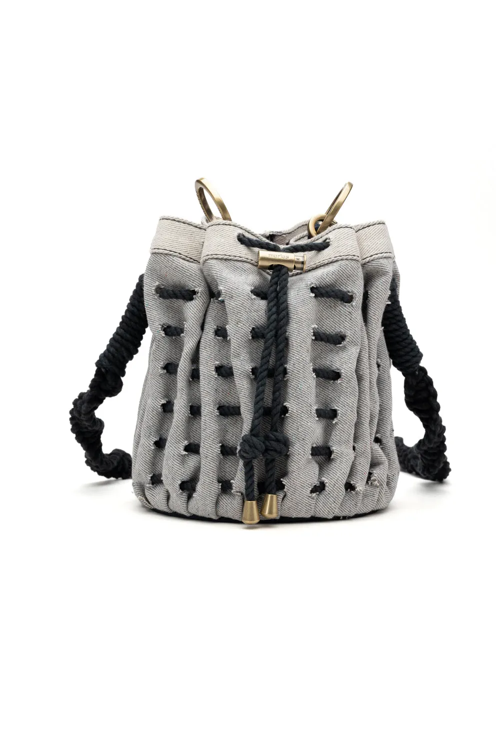 Bucket Bag Canva Small Black