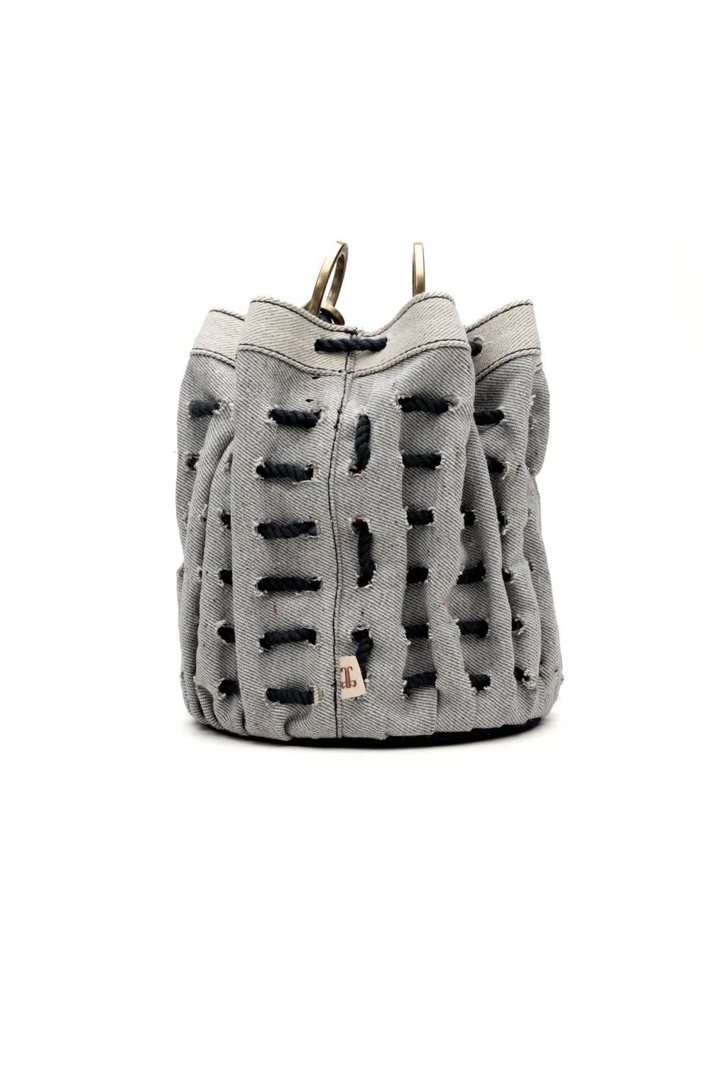 Bucket Bag Canva Small Black