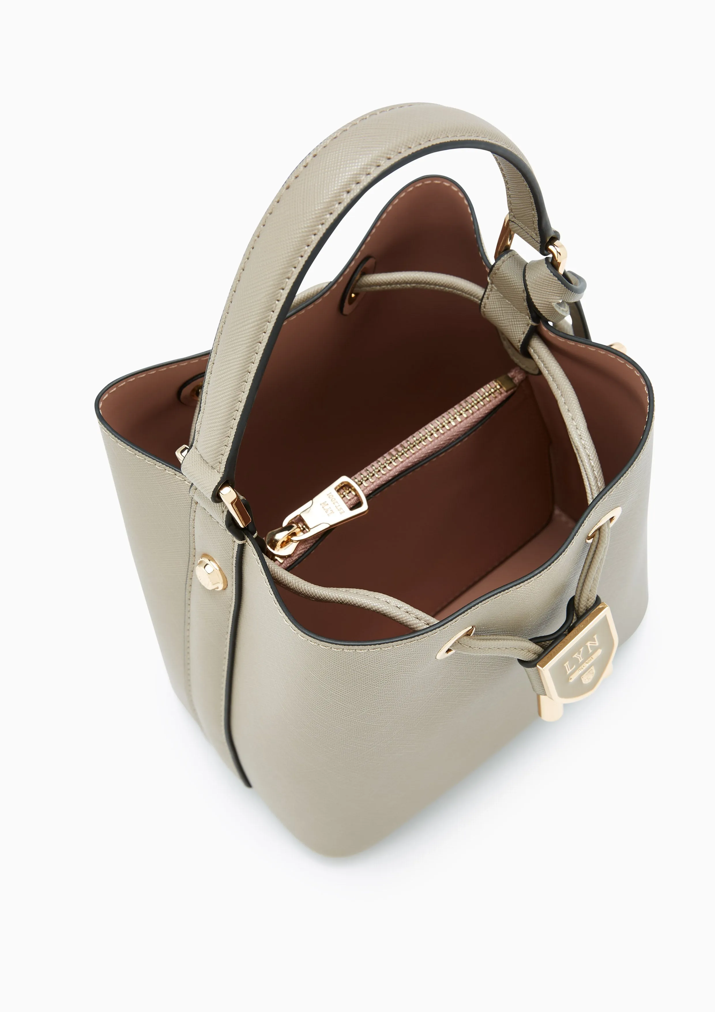 Carina Re-Edition S Bucket Bag - Taupe