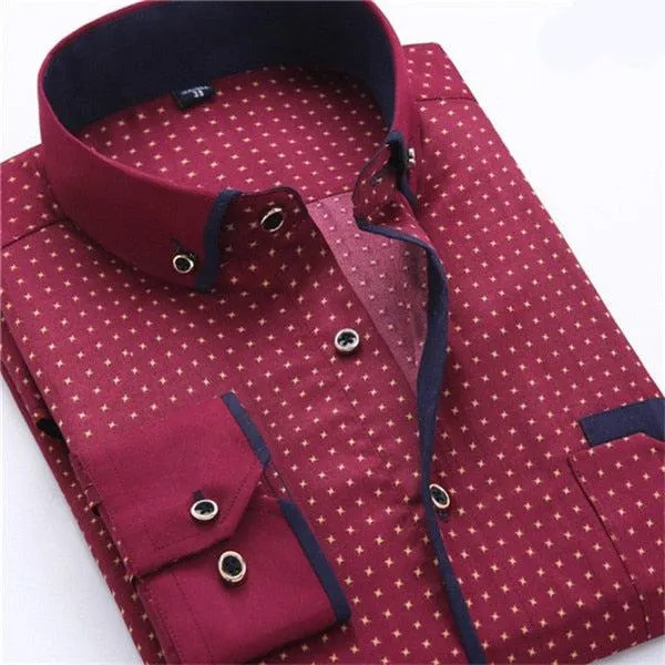Casual Long Sleeve Printed Shirt