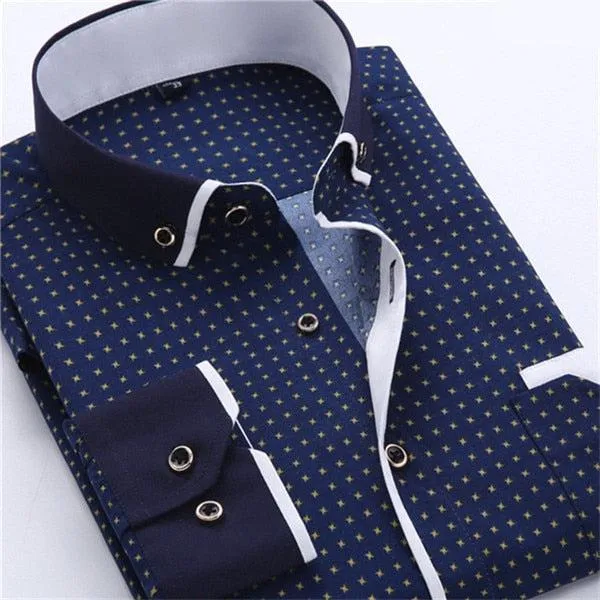 Casual Long Sleeve Printed Shirt