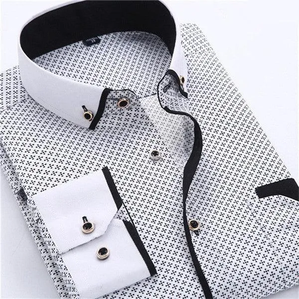 Casual Long Sleeve Printed Shirt