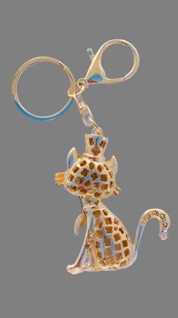 Cat in a Hat Bag Charm / Keyring (Charm 88)