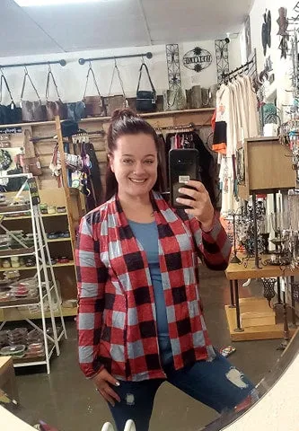 Checkered Kimono X617
