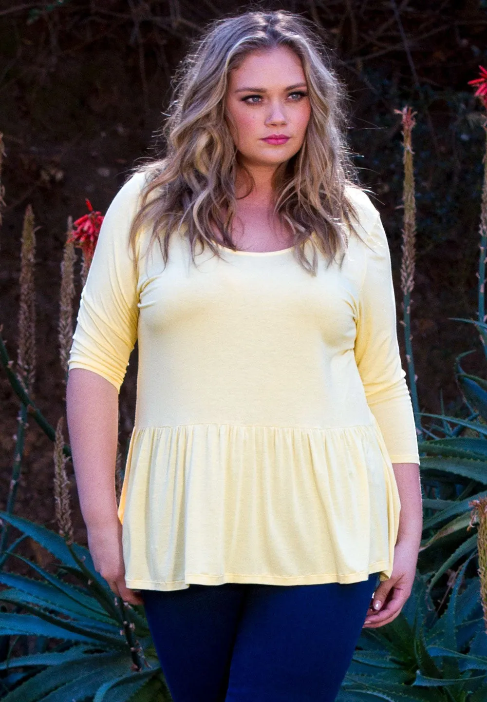 Clara Peplum Top