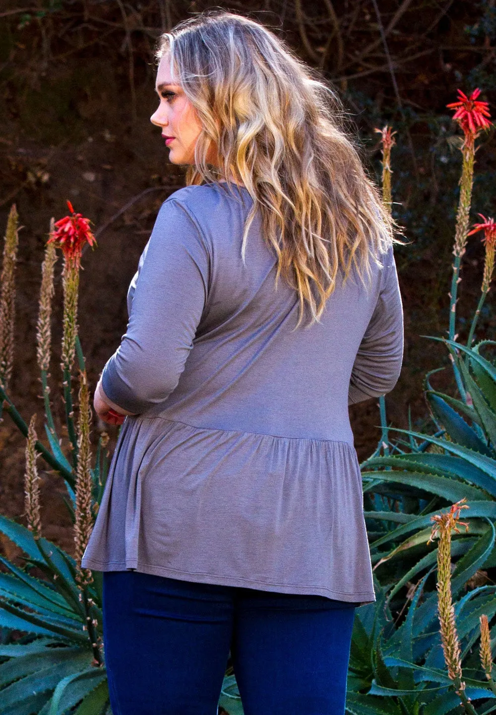 Clara Peplum Top
