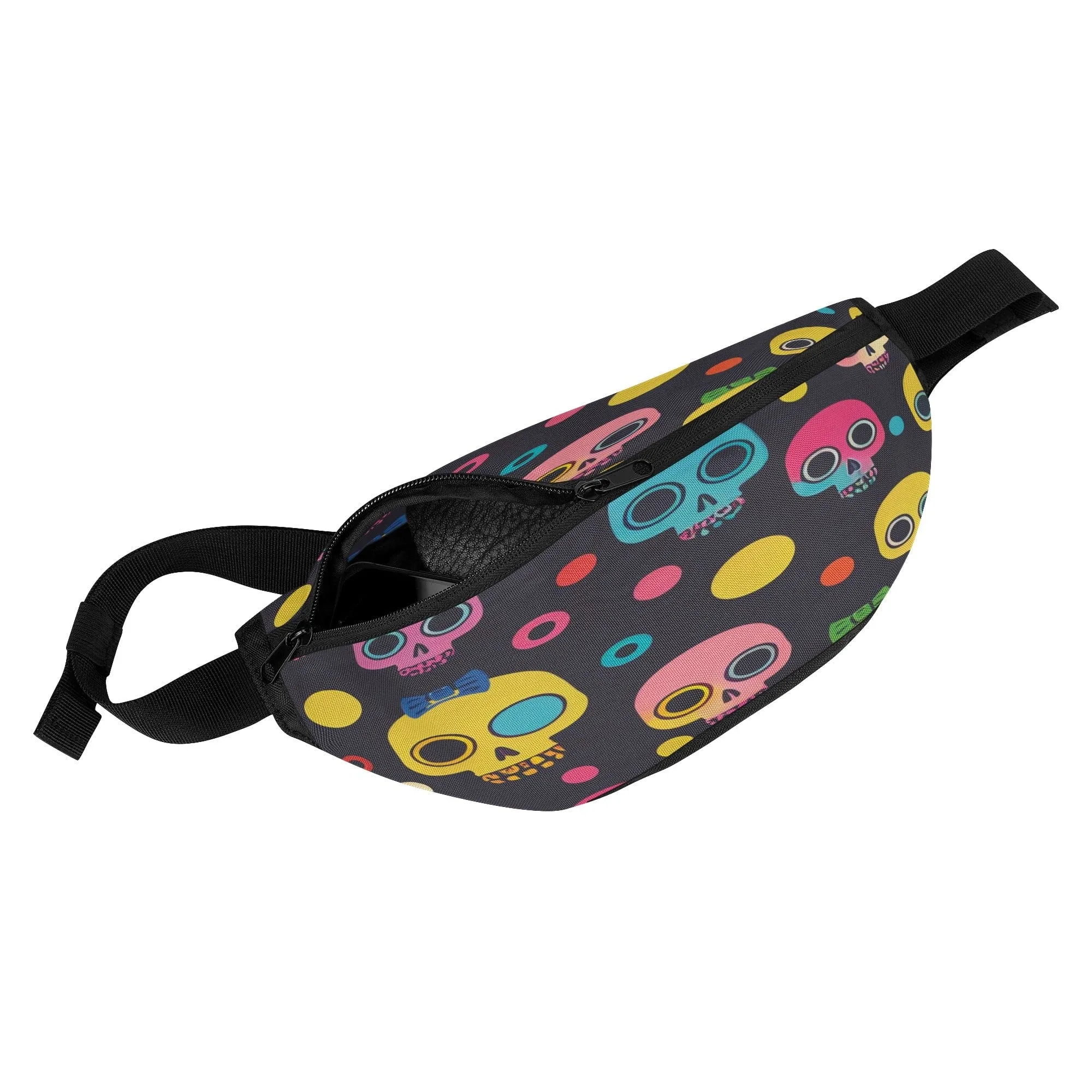 Colorful Skulls Fanny Pack