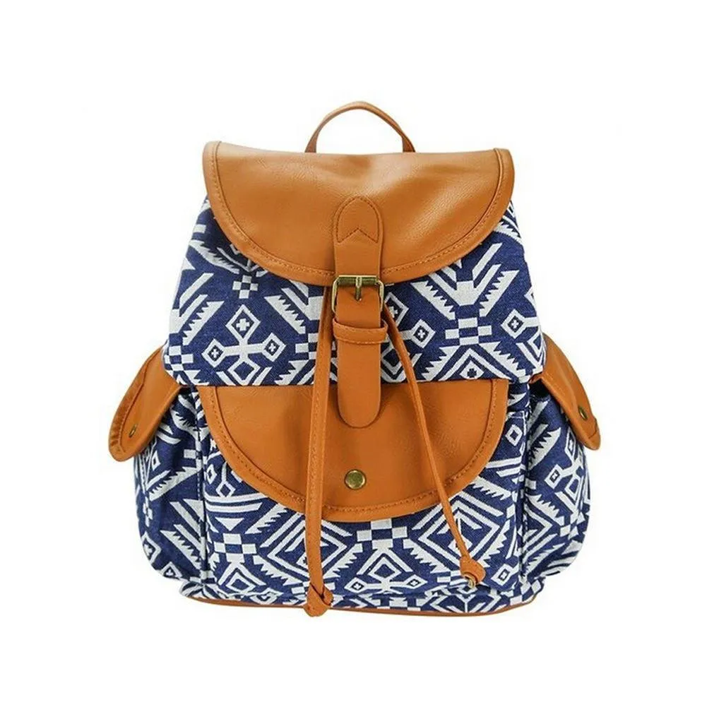 Combined Canvas Backpack - Multiple Colors