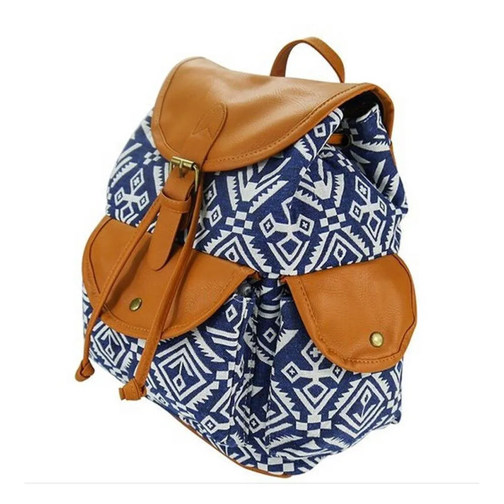 Combined Canvas Backpack - Multiple Colors