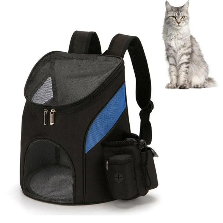 Compact Travel Pet Backpack for Cats and Dogs