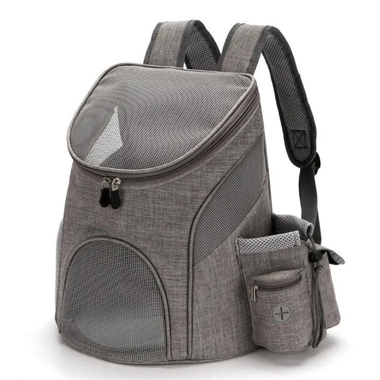 Compact Travel Pet Backpack for Cats and Dogs