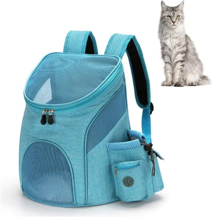 Compact Travel Pet Backpack for Cats and Dogs