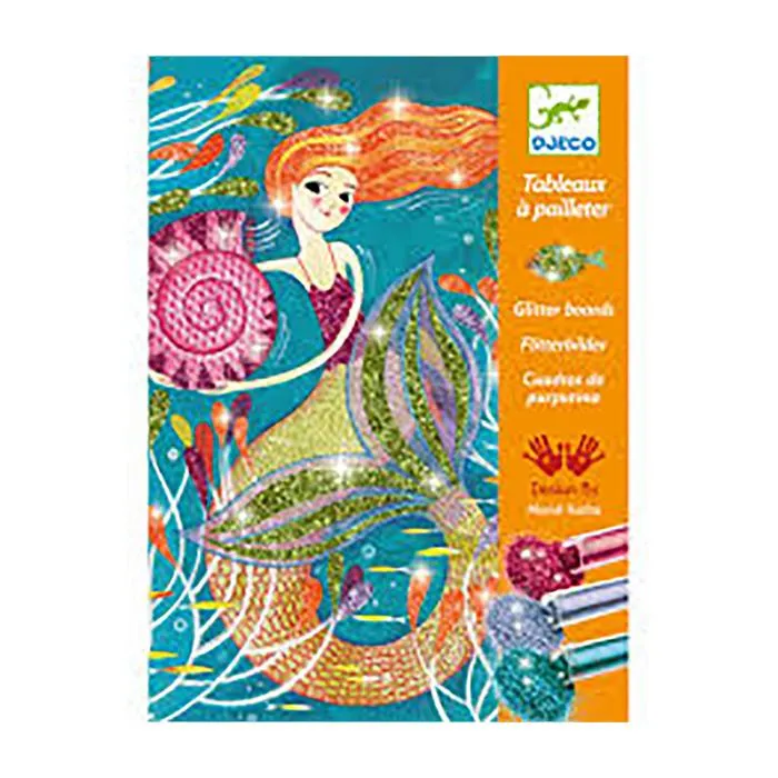 Djeco Glitter Boards - Mermaid Lights