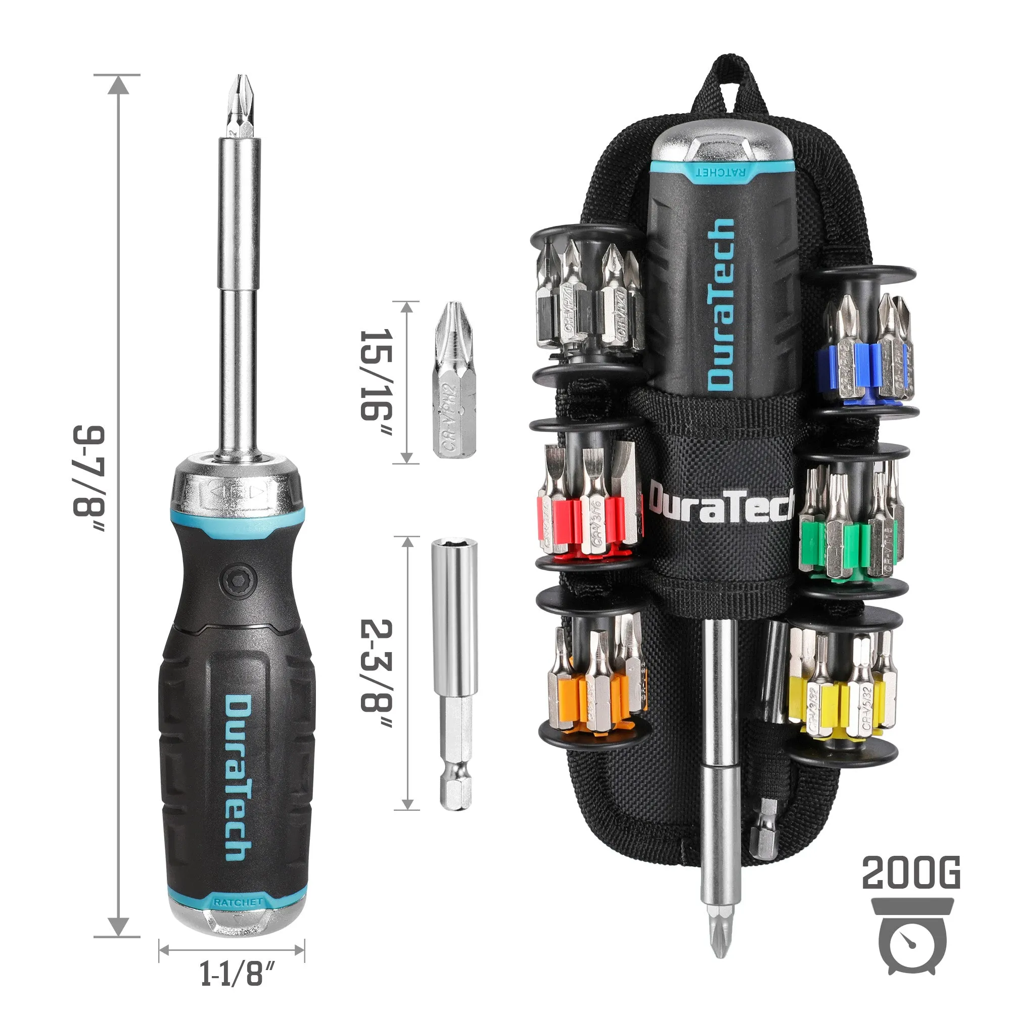 DURATECH DT104003 RATCHETING SCREWDRIVER SET 38PCS