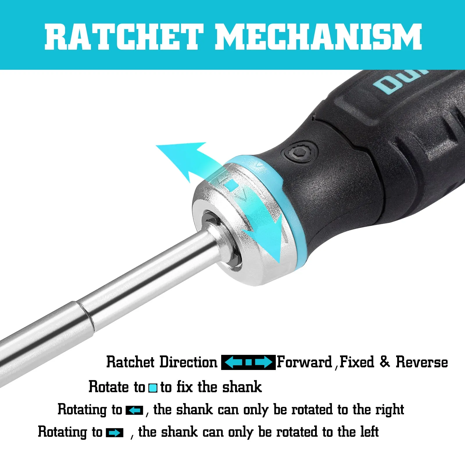 DURATECH DT104003 RATCHETING SCREWDRIVER SET 38PCS