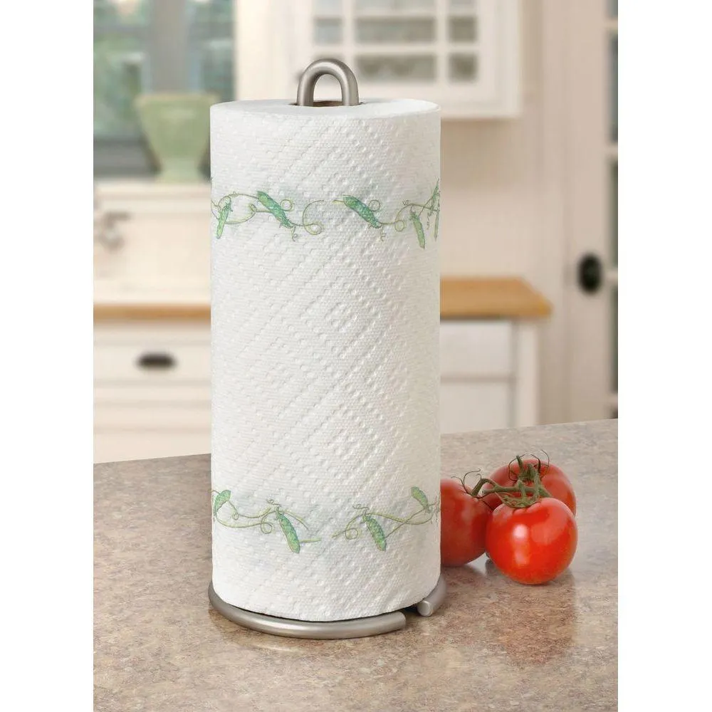 Euro Paper Towel Holder Satin Steel