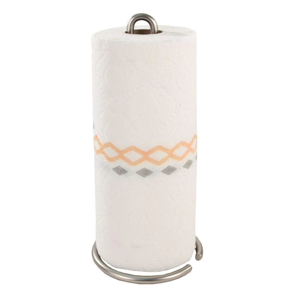 Euro Paper Towel Holder Satin Steel