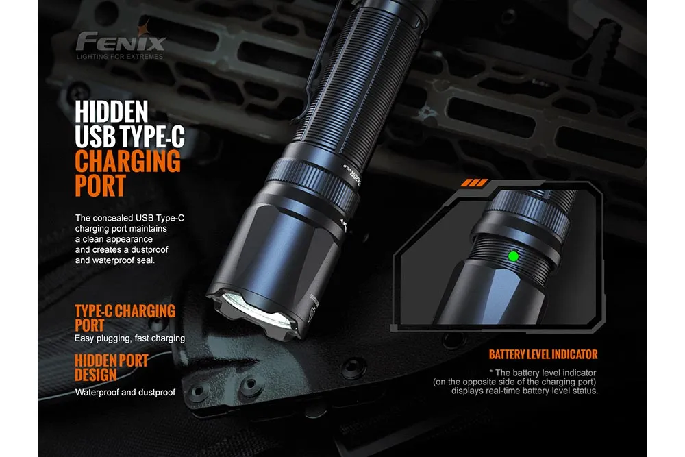 Fenix TK20R V2.0 Rechargeable LED Flashlight -- OPEN BOX