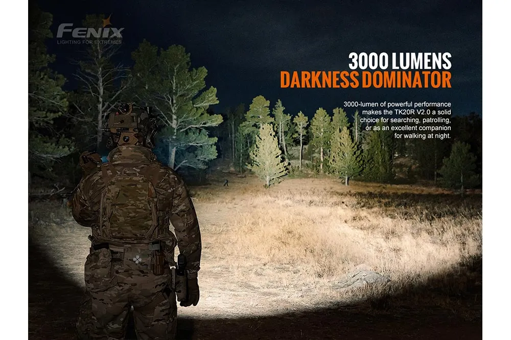 Fenix TK20R V2.0 Rechargeable LED Flashlight -- OPEN BOX