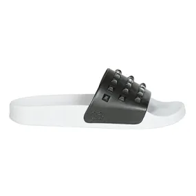 Franco White Slides - Metallic Clearance