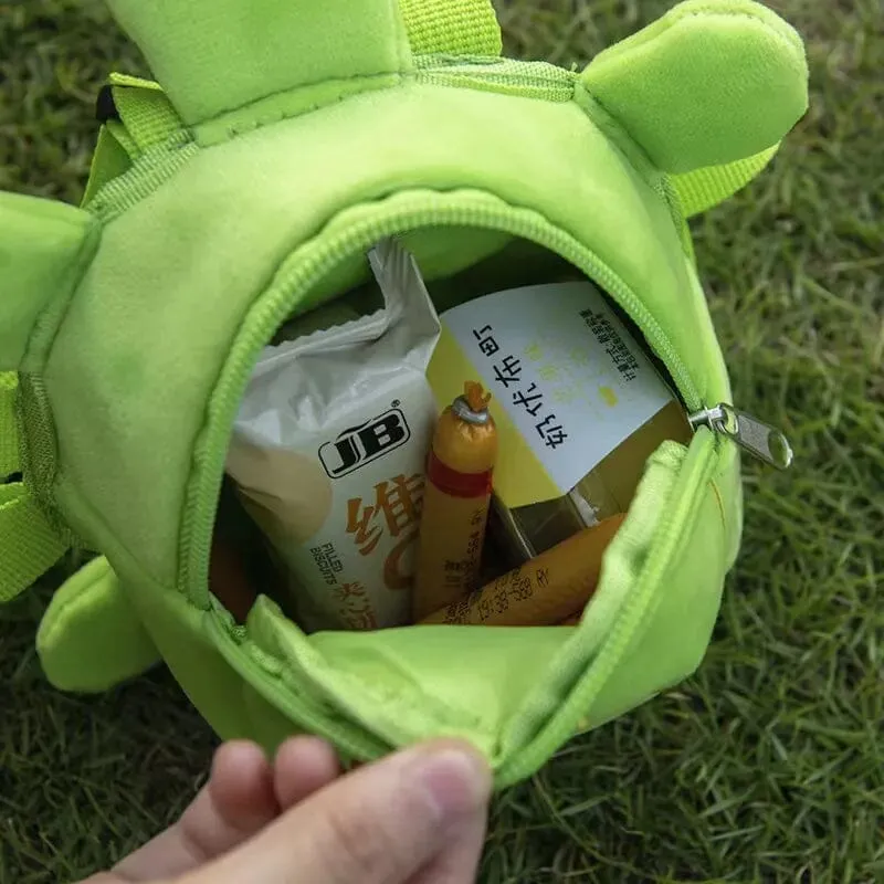 High Capacity Portable Harness Plush Turtle Backpacks