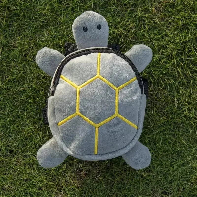 High Capacity Portable Harness Plush Turtle Backpacks
