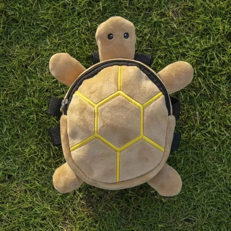 High Capacity Portable Harness Plush Turtle Backpacks