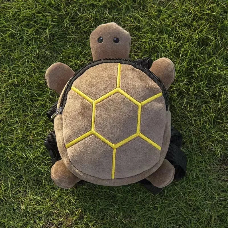 High Capacity Portable Harness Plush Turtle Backpacks