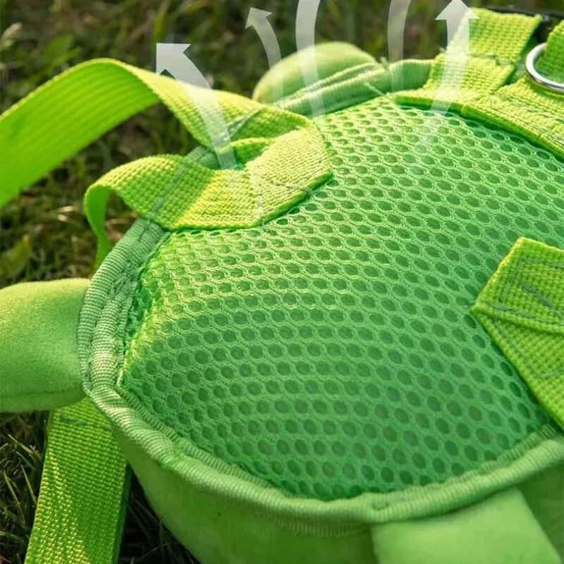 High Capacity Portable Harness Plush Turtle Backpacks