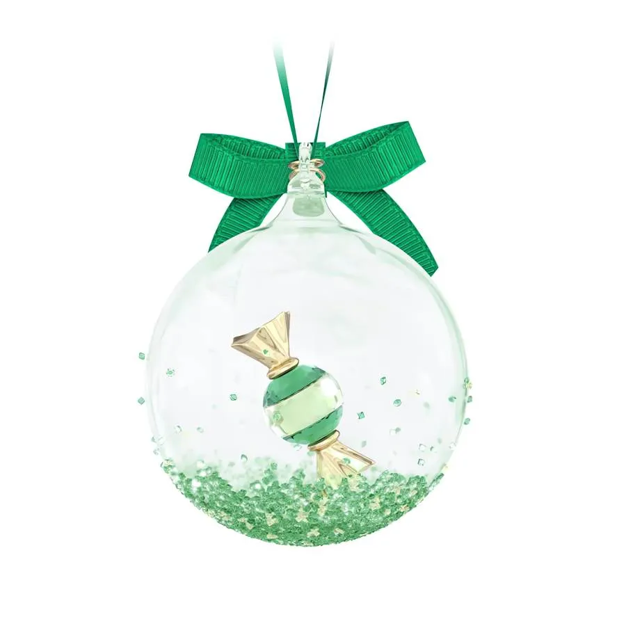 Holiday Cheers Dulcis Green Ball Ornament 5688312